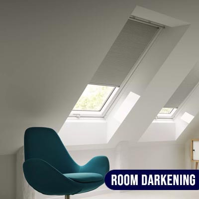 Velux Double Pleated Room Darkening Shades