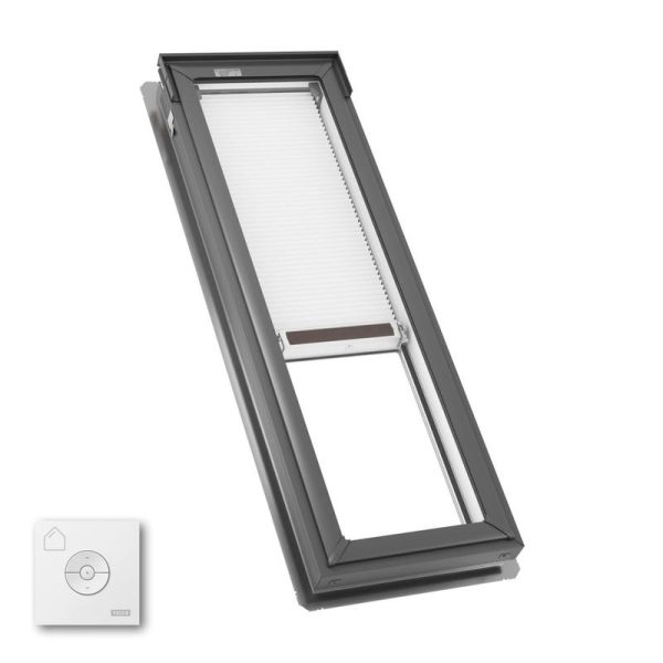 Velux FS A06 Fixed Deck Mount Skylight with Solar Room Darkening Shade White