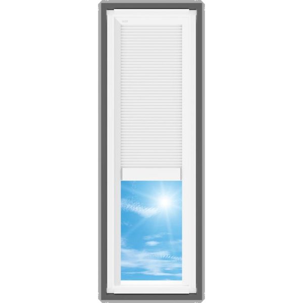 Velux FS A06 Fixed Deck Mount Skylight with Solar Room Darkening Shade White - Image 4