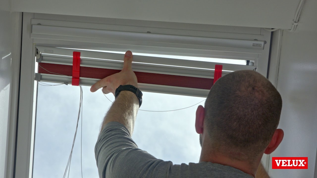 How To Remove And Install Velux Skylight Blinds StepByStep