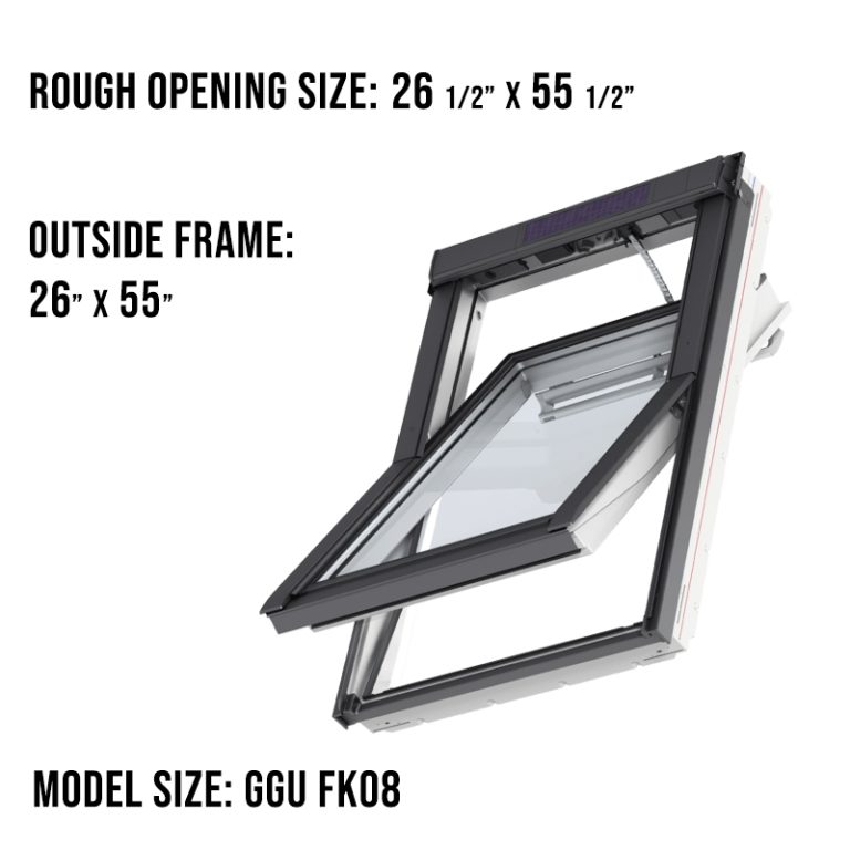 Velux Center Pivot Roof Window GGU FK08 0070 Energy Efficient