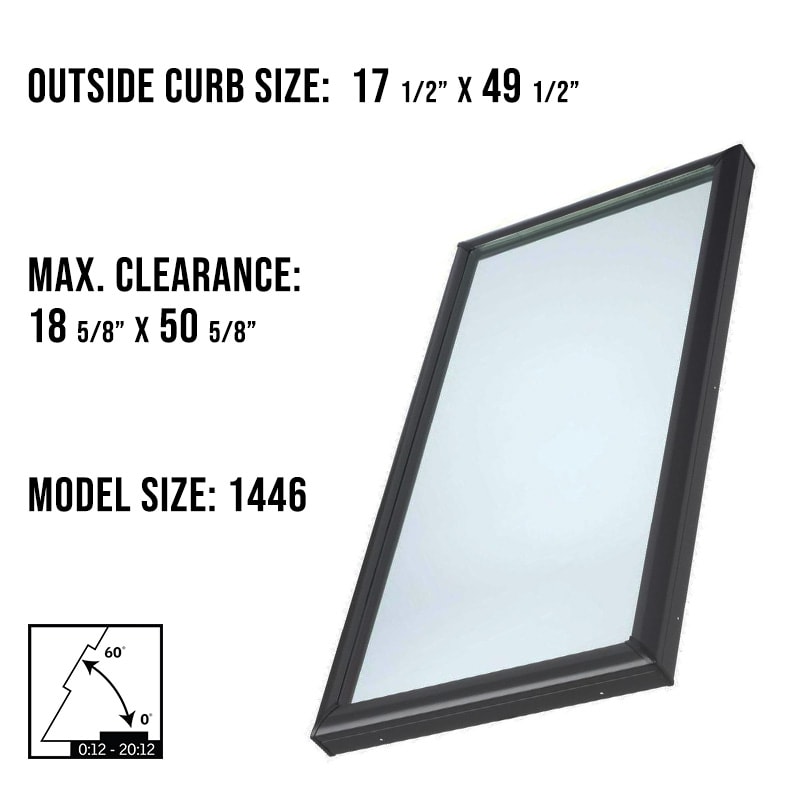 VELUX FCM 1446 Fixed Curb Mount Skylight