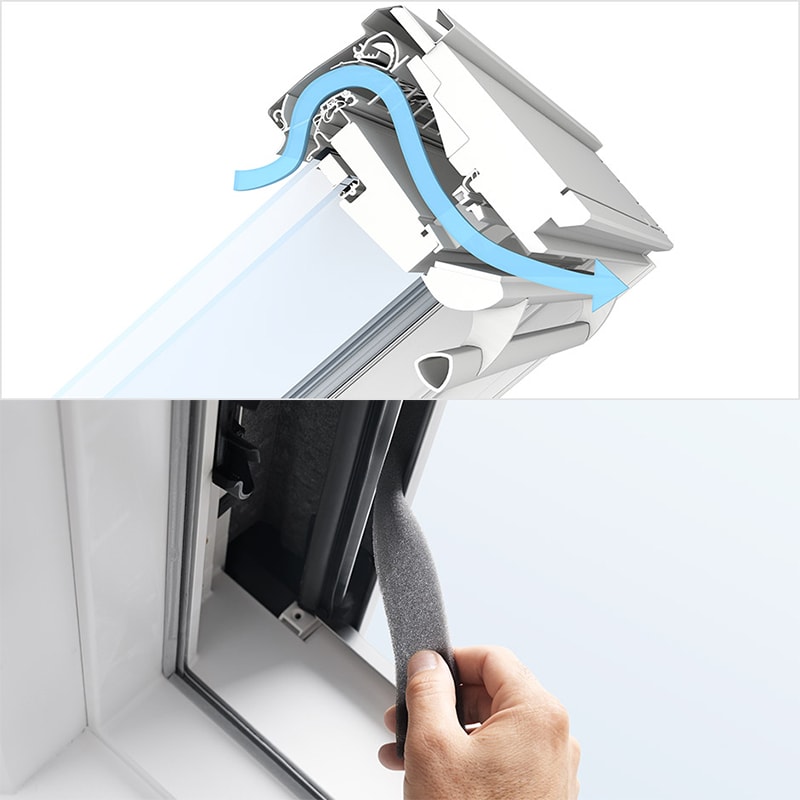 VELUX GGU CK04 Center Pivot Roof Window - Image 5