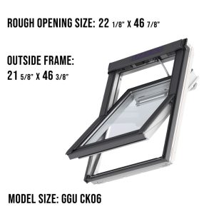 VELUX GGU CK06 Center Pivot Roof Window
