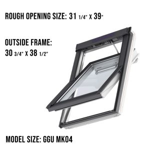 VELUX GGU MK04 Center Pivot Roof Window