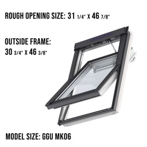 VELUX GGU MK06 Center Pivot Roof Window