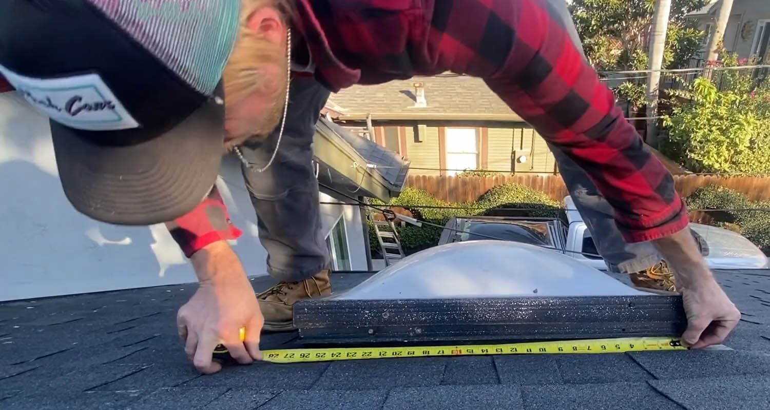 How to Measure for a VELUX Curb Mounted Skylight Replacement